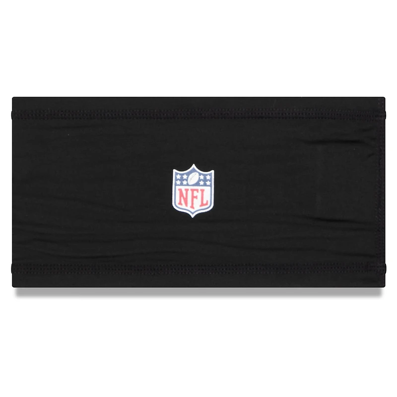 Bandeau d'entraînement NFL New Era noir Detroit Lions 2026 pour homme