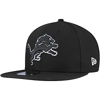 Casquette réglable B-Dub 9FIFTY Detroit Lions New Era pour homme, noire