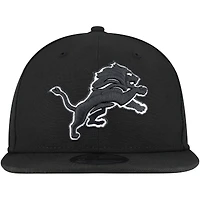 Casquette réglable B-Dub 9FIFTY Detroit Lions New Era pour homme, noire