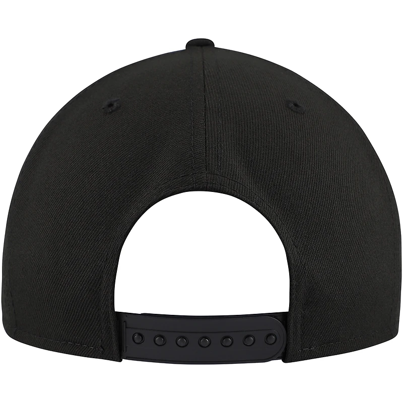 Casquette Snapback 9FIFTY de base noire des Detroit Lions New Era pour hommes