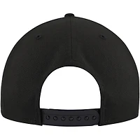 Casquette Snapback 9FIFTY de base noire des Detroit Lions New Era pour hommes