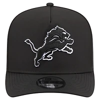 Men's New Era  Black Detroit Lions Gore-Tex A-Frame 9FIFTY Adjustable Hat