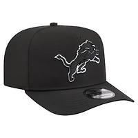 Men's New Era  Black Detroit Lions Gore-Tex A-Frame 9FIFTY Adjustable Hat
