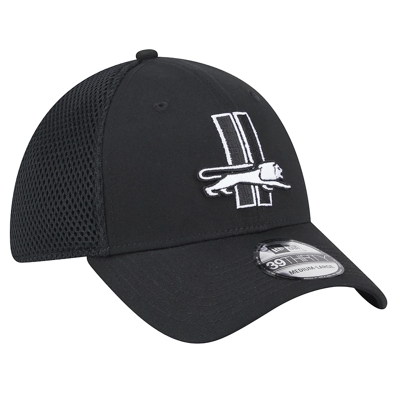 Casquette New Era Detroit Lions Main Neo 39THIRTY Flex noire pour homme