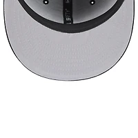 Men's New Era Black Detroit Lions Main Patch 59FIFTY Fitted Hat