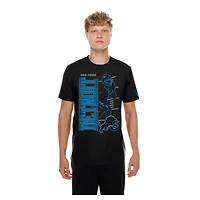 T-shirt noir New Era pour homme, Detroit Lions Training Camp