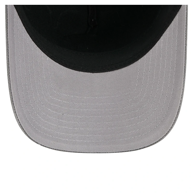 Men's New Era Blue/Gray Detroit Lions 9FORTY Felt A-Frame Adjustable Hat