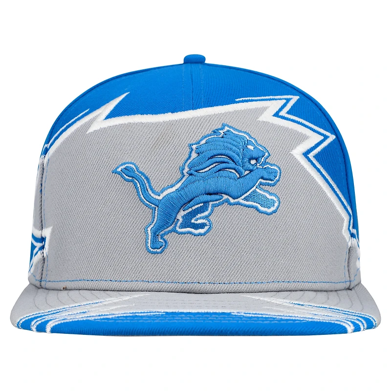 Men's New Era  Blue/Gray Detroit Lions Break 59FIFTY Fitted Hat