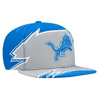 Men's New Era  Blue/Gray Detroit Lions Break 59FIFTY Fitted Hat