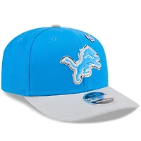 Men's New Era  Blue/Silver Detroit Lions 2026 NFL Draft 9SEVENTY Adjustable Hat