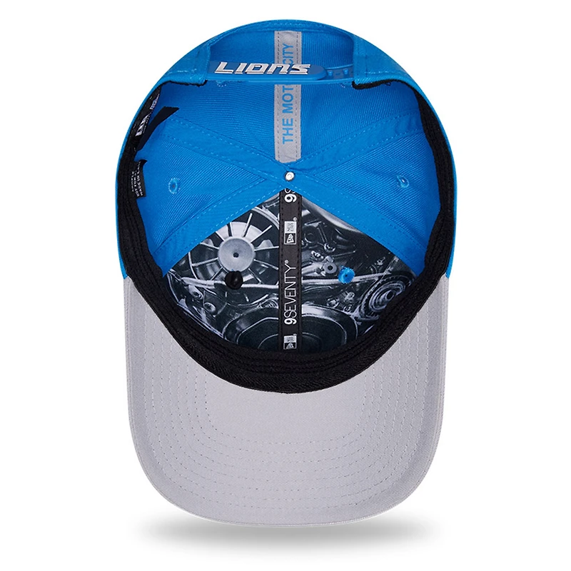 Men's New Era  Blue/Silver Detroit Lions 2026 NFL Draft 9SEVENTY Adjustable Hat