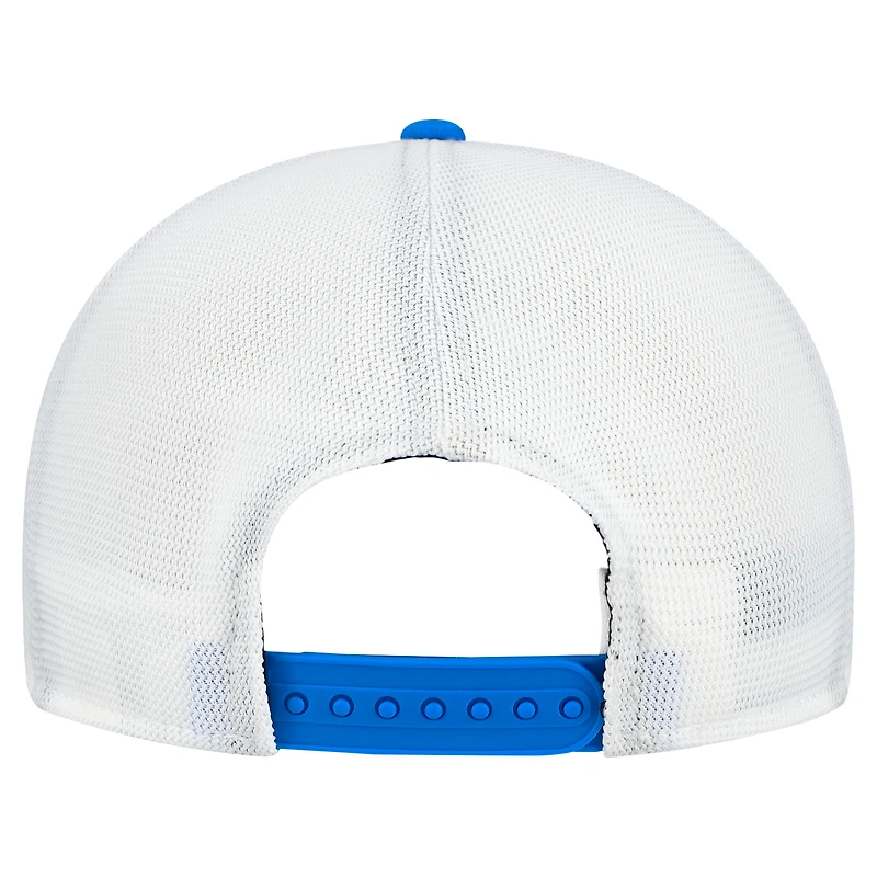 Men's New Era Blue/White Detroit Lions Patch 19TWENTY Adjustable Hat