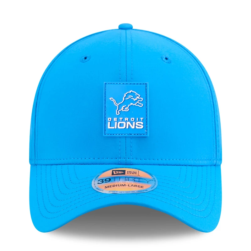 Men's New Era Blue Detroit Lions 2025 Sideline 39THIRTY Flex Hat