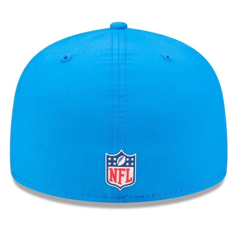 Casquette ajustée 59FIFTY Sideline bleue des Detroit Lions 2025 pour homme de New Era