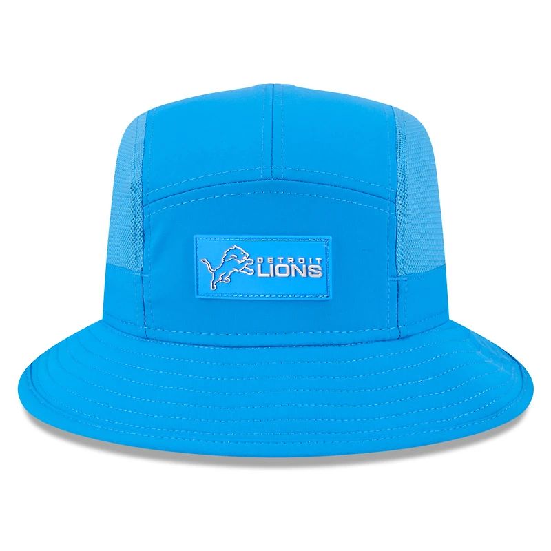 Bob bleu New Era pour homme Detroit Lions 2025 Sideline