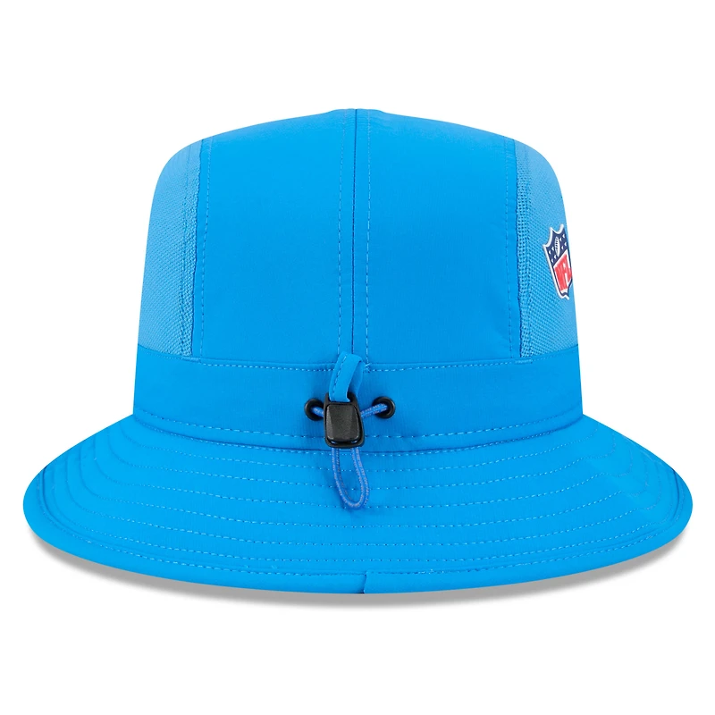 Bob bleu New Era pour homme Detroit Lions 2025 Sideline