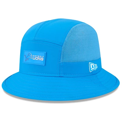 Men's New Era Blue Detroit Lions 2025 Sideline  Bucket Hat