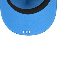 Casquette ajustée New Era 59FIFTY bleue Detroit Lions 2025 Sideline Retro Crown pour homme
