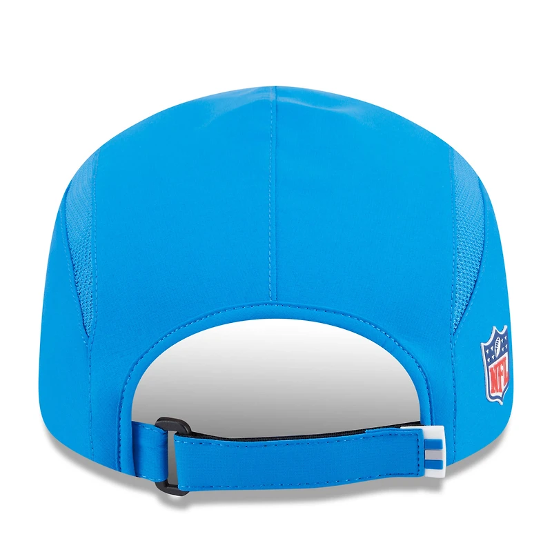 Casquette ajustable Sideline Runner bleue New Era Detroit Lions 2025 pour homme