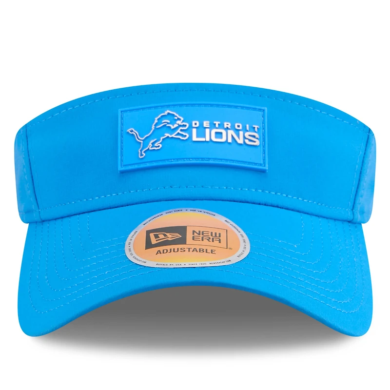 Visière latérale bleue New Era Detroit Lions 2025 pour homme