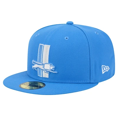Casquette ajustée Alternate Main 59FIFTY Detroit Lions bleue New Era pour homme