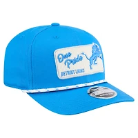 Men's New Era Blue Detroit Lions Chant 9SEVENTY Stretch-Snap Hat