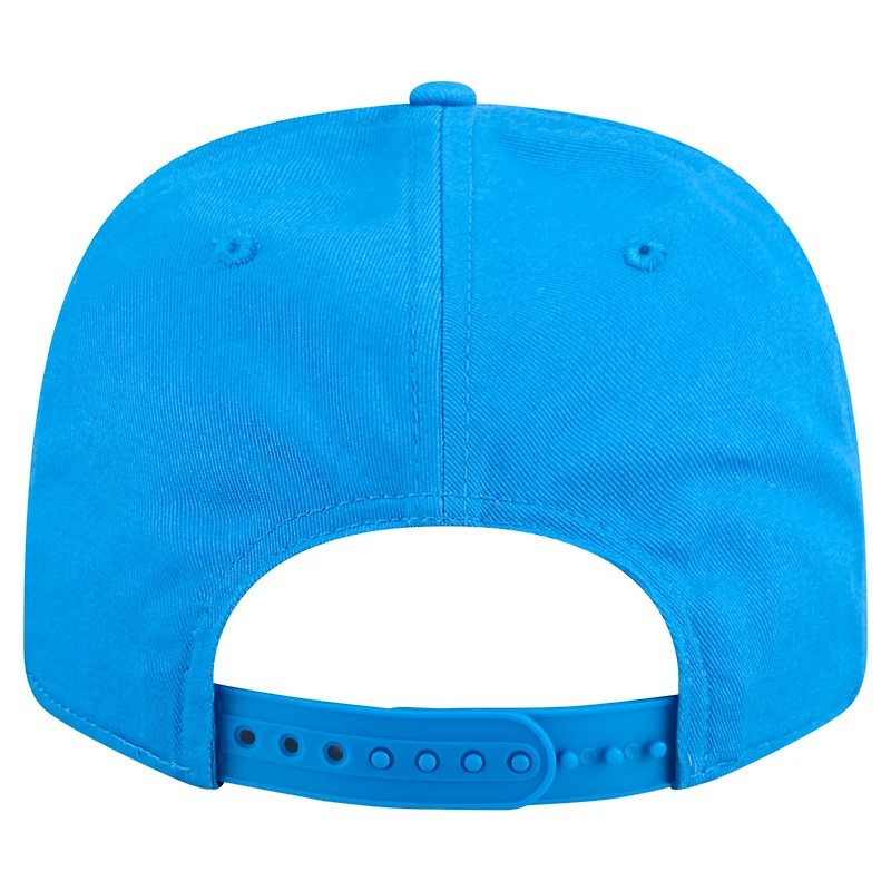 Casquette extensible à pression Chant 9SEVENTY bleue des Lions de Detroit de New Era pour homme
