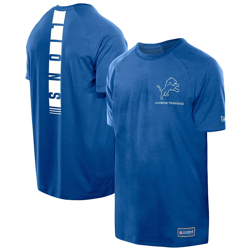 Men's New Era Blue Detroit Lions Functional Fandom Reflective T-Shirt
