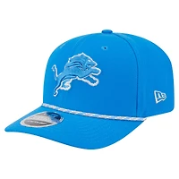 Men's New Era Blue Detroit Lions Gameday Multi Rope 9SEVENTY Stretch-Snap Hat