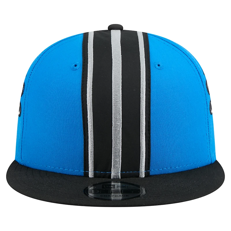 Men's New Era Blue Detroit Lions Helmet 9FIFTY Snapback Hat