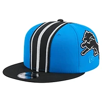 Men's New Era Blue Detroit Lions Helmet 9FIFTY Snapback Hat