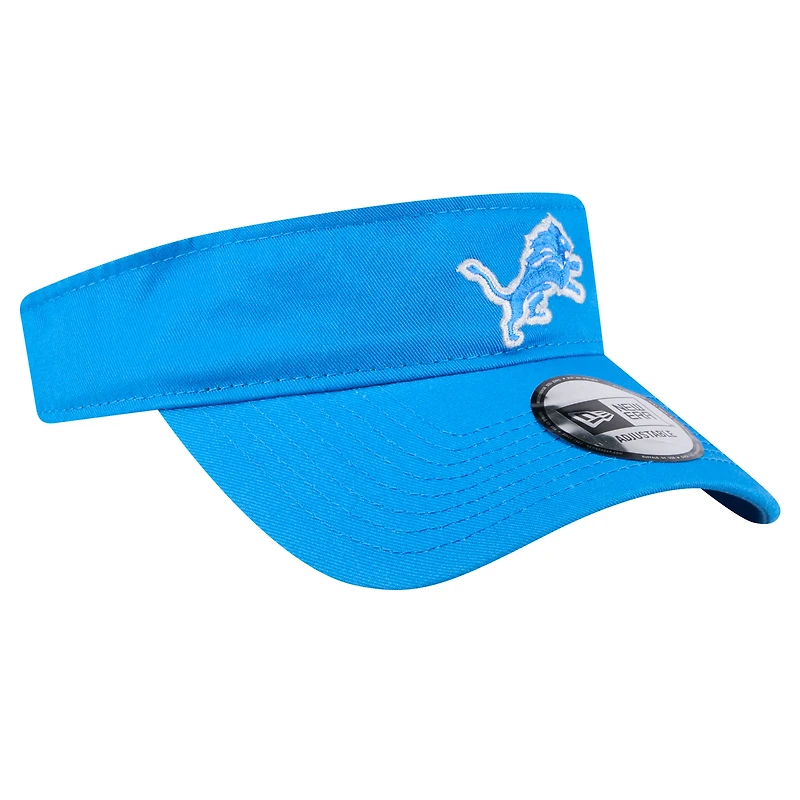 Visière ajustable principale pour homme New Era Blue Detroit Lions