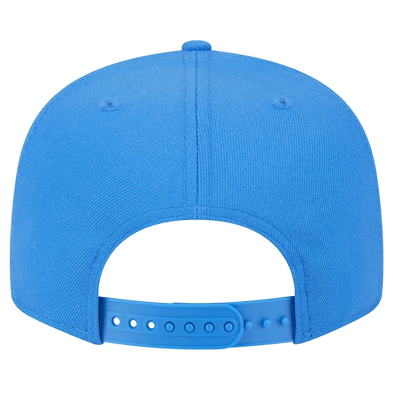 Men's New Era Blue Detroit Lions Main Script 9FIFTY Snapback Hat