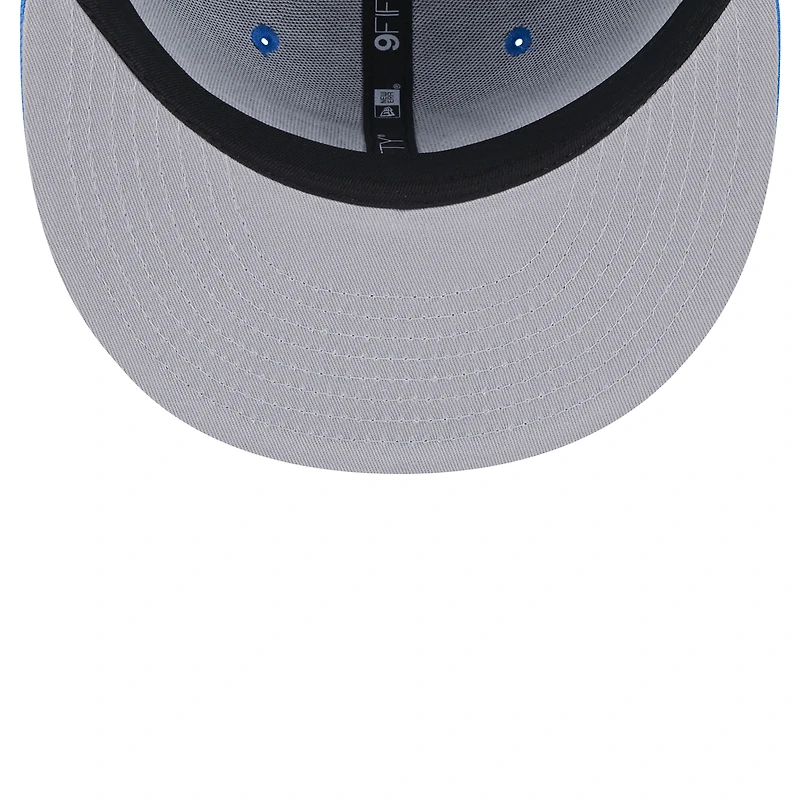 Men's New Era Blue Detroit Lions Main Script 9FIFTY Snapback Hat