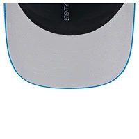 Men's New Era Blue Detroit Lions Main Trucker 9SEVENTY Stretch-Snap Hat