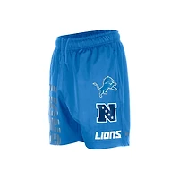 Short de match New Era bleu Detroit Lions pour homme