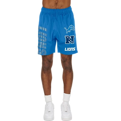 Men's New Era  Blue Detroit Lions Match Shorts