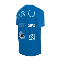 T-shirt de match New Era bleu Detroit Lions pour homme