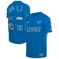 Men's New Era  Blue Detroit Lions Match T-Shirt