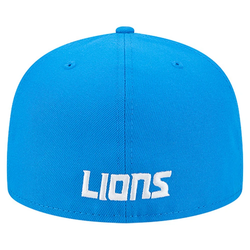 Casquette ajustée 59FIFTY bleue Detroit Lions pour homme New Era