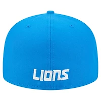 Casquette ajustée 59FIFTY bleue Detroit Lions pour homme New Era