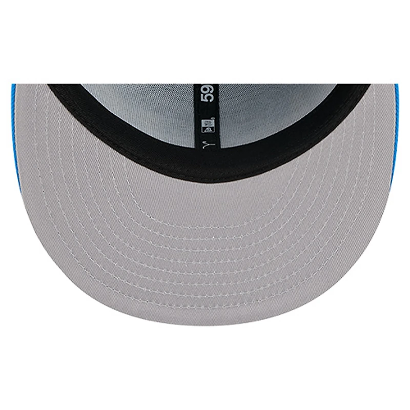 Casquette ajustée 59FIFTY bleue Detroit Lions pour homme New Era