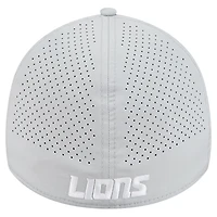 Men's New Era Blue Detroit Lions Perforated 39THIRTY Flex Hat