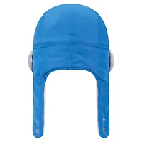 Men's New Era Blue Detroit Lions Sherpa Trapper Hat