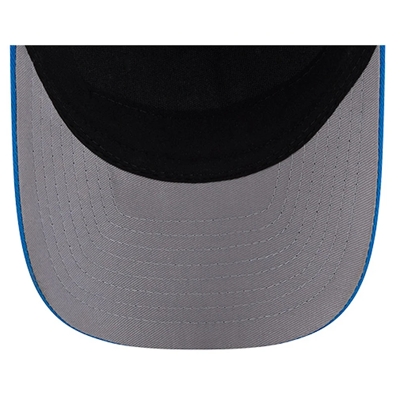 Men's New Era Blue Detroit Lions Side Lines 9FORTY Adjustable Hat