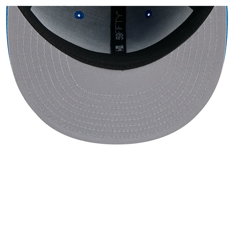Men's New Era Blue Detroit Lions State Stitch 59FIFTY Fitted Hat