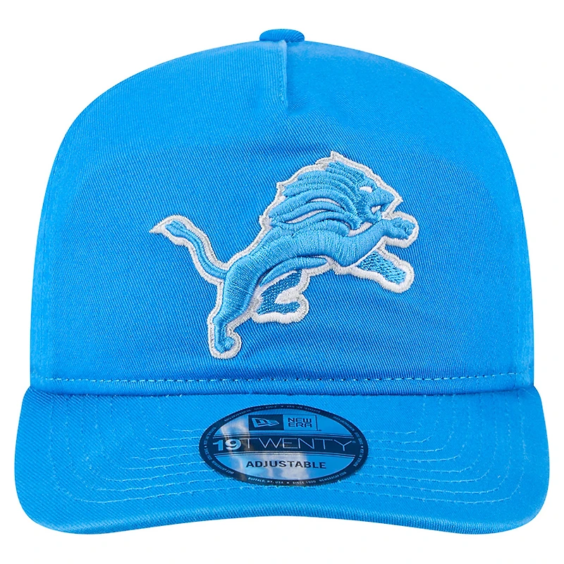 Men's New Era  Blue Detroit Lions Team 19TWENTY Adjustable Hat