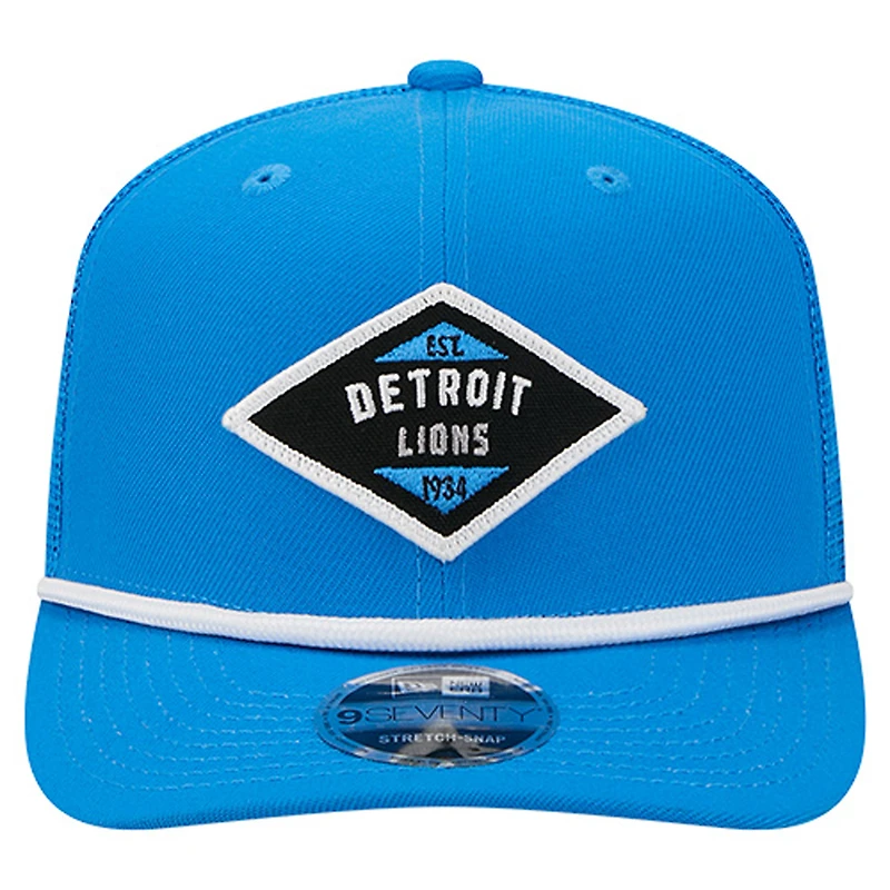 Men's New Era  Blue Detroit Lions Team 9SEVENTY Adjustable Hat