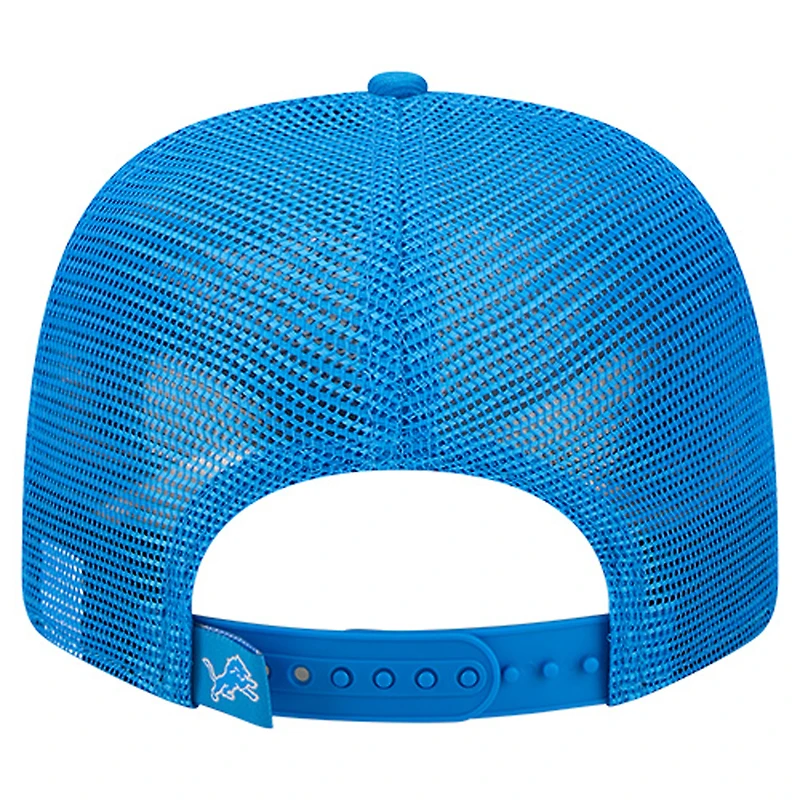 Casquette ajustable 9SEVENTY bleue New Era pour homme des Detroit Lions
