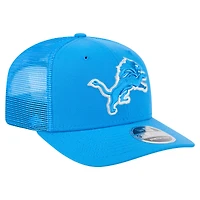 Men's New Era  Blue Detroit Lions Team Collection 9SEVENTY Stretch-Snap Adjustable Hat